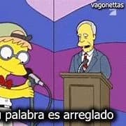 TU PALABRA ES ARREGLADO LOS SIMPSONS