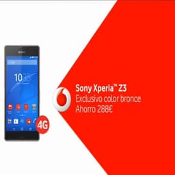 Sony Xperia™ Z3 Exclusivo color bronce 319€