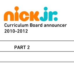 Nick Jr. curriculum announcer (2010-12) Part 2