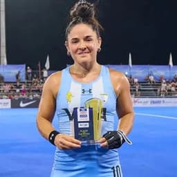 Jugadora de jockey Majo Granatto 