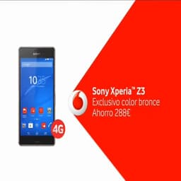 Sony Xperia™ Z3 Exclusivo color bronce 29,90€