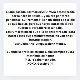 Chica indiscreta