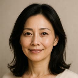 落ち着いた女性の声