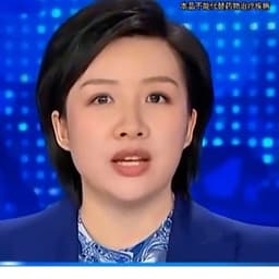 0225蓝色西装短发女