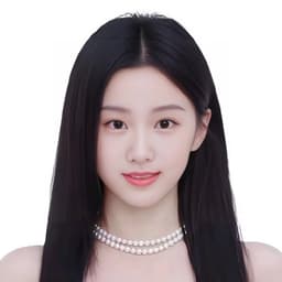 喝茶数字人短发