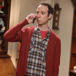 Stuart On The Phone From The Big Bang Theory