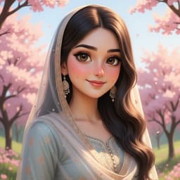 ایک پیاری لڑکی کی اواز