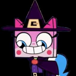 Unikitty in Witch costume