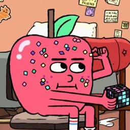 Manzana español latino (manzana y cebollín) 