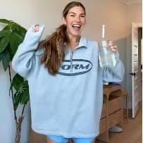 兴奋的健身腹肌主播-带磁性