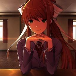 Monika from Doki Doki Literature Club!