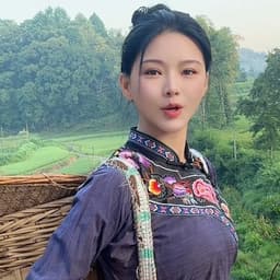 布依族背篓女孩