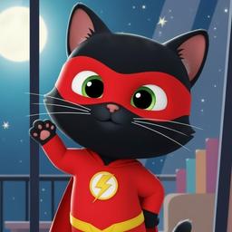 黒/Kuro (Superkitties OC)