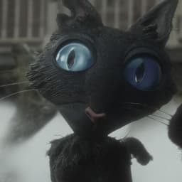 Gato Negro coraline 