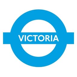 This is a Victoria line train to Stockwell.