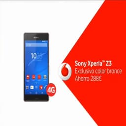 Sony Xperia™ Z3 Exclusivo color bronce 295€