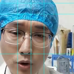 男-医生-蓝帽子