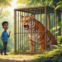 The man and the tiger