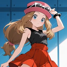 Serena (Pokemon) spanish