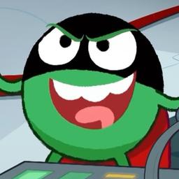 Evil Pea from Supertato