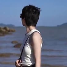 海边女