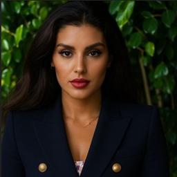 المذيعة