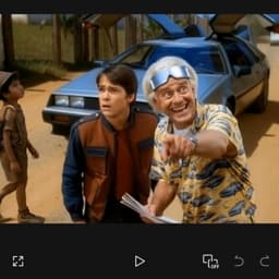 De volta futuro velho cabeça branca 