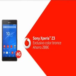 Sony Xperia™ Z3 Exclusivo color bronce por 295€