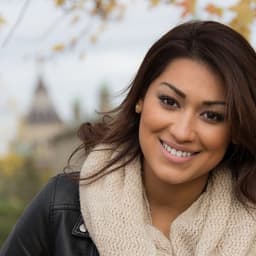 wrapped in a pink blanket 