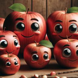 Las manzanas dicen