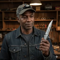 刀，老人，磁性