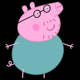 Daddy Pig (Peppa Pig} Tickle U American Final Dub)