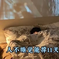 不睡觉
