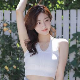 染发美女
