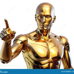 Robo dourado polvo