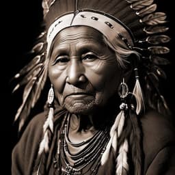 mulher indígena Americana 